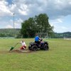 Constantin und Michael beim Einsanden